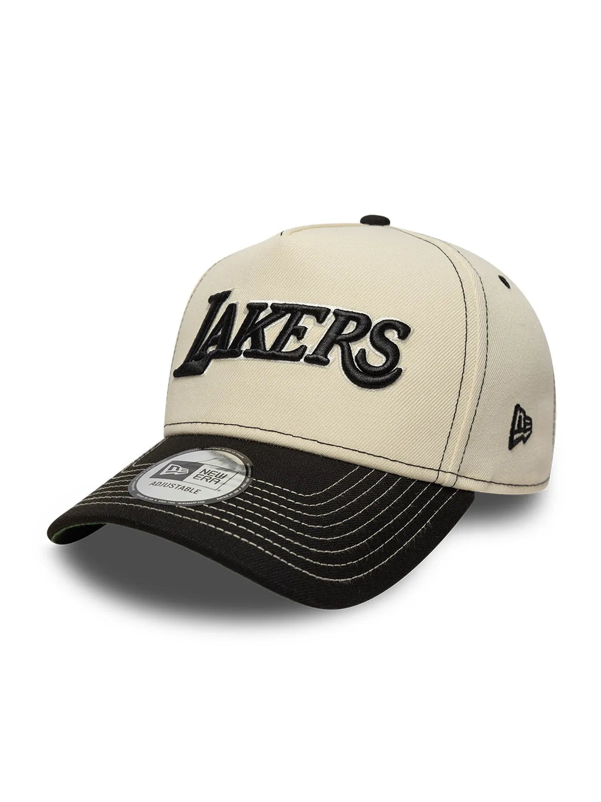 Casquettes New era City Icon Eframe Loslak  Ltcblk Light Beige, vue de 3/4 gauche