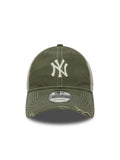 Casquettes New era Cotton Canv 9Twenty Trucker Neyyan  Nov Green Med, vue de face