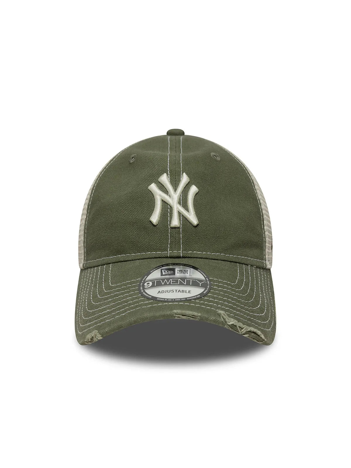 Casquettes New era Cotton Canv 9Twenty Trucker Neyyan  Nov Green Med, vue de face