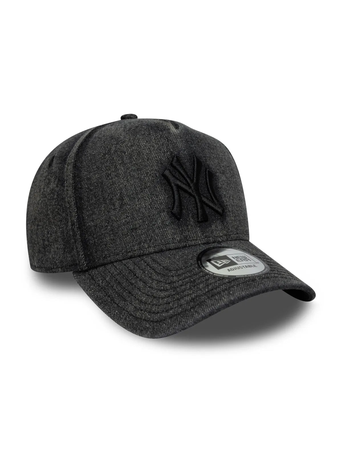 Casquettes New era Denim Eframe Neyyan  Blk Black, vue de 3/4 gauche