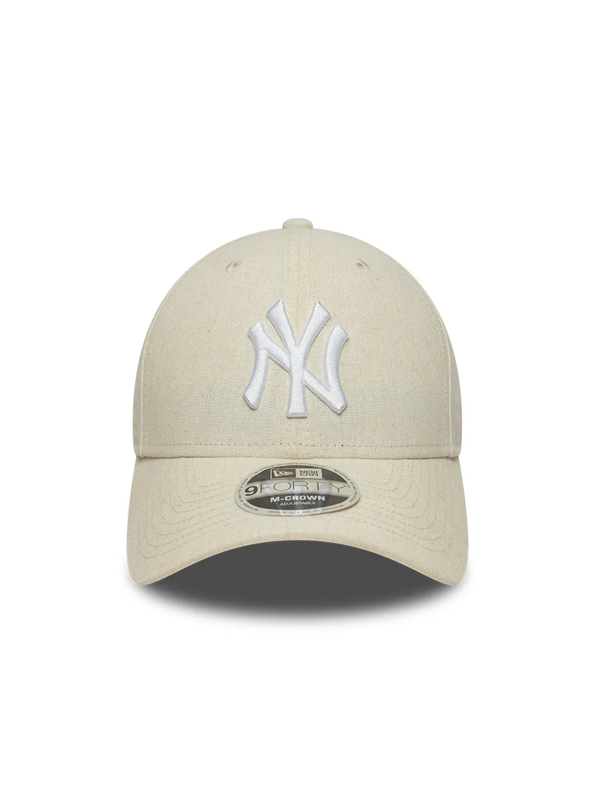 Casquettes New era Linen 9Forty Mc Neyyan  Stn Light Beige, vue de face