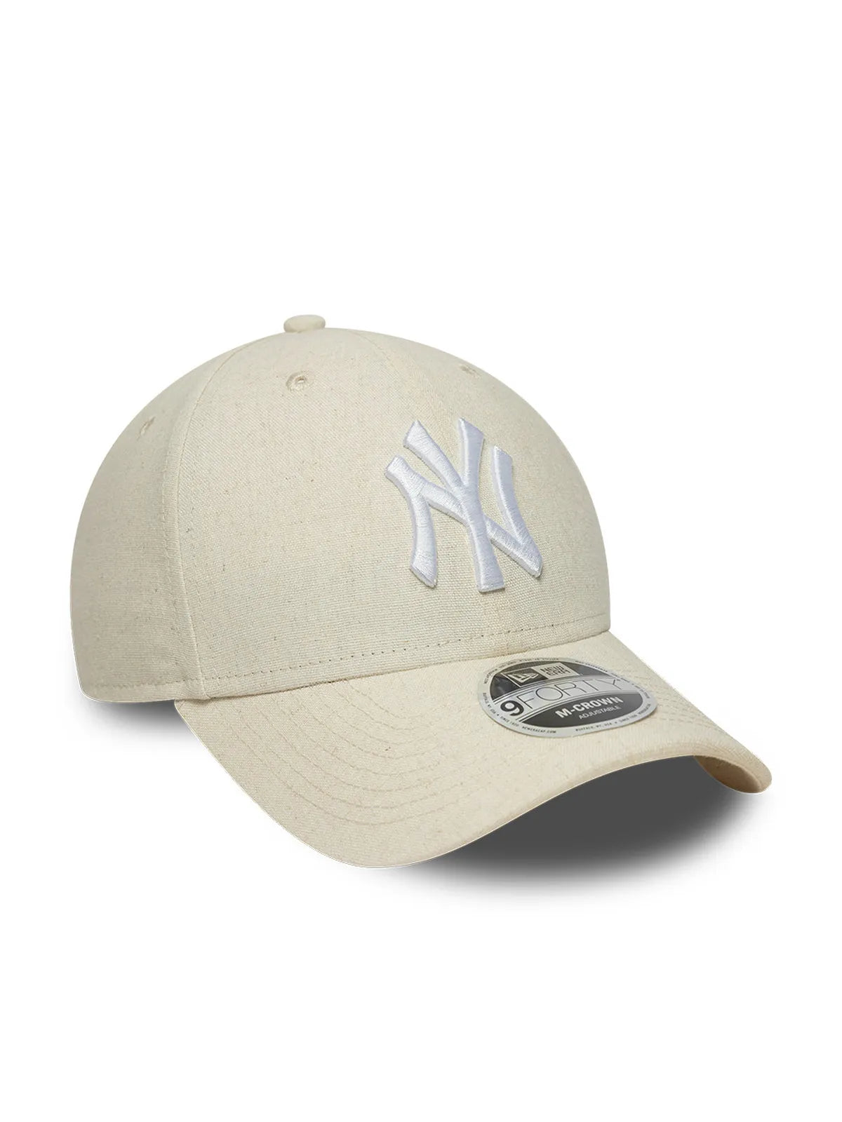 Casquettes New era Linen 9Forty Mc Neyyan  Stn Light Beige, vue de 3/4 droite