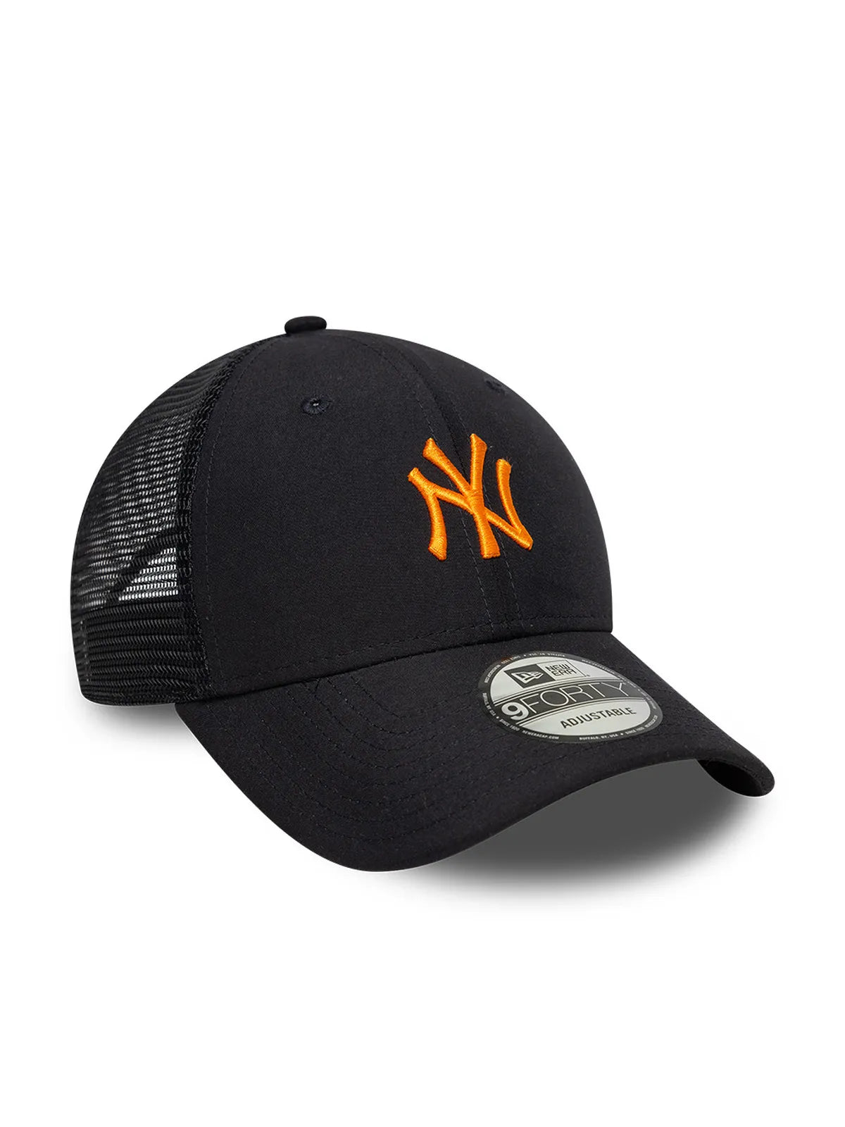 Casquettes New era Midi Homefield 940 Trukr Neyyan  Nvytno Navy, vue de 3/4 droite