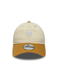 Casquettes New era Mini Washed Contrast 920 Neymet  Ltcdoc Light Beige, vue de face