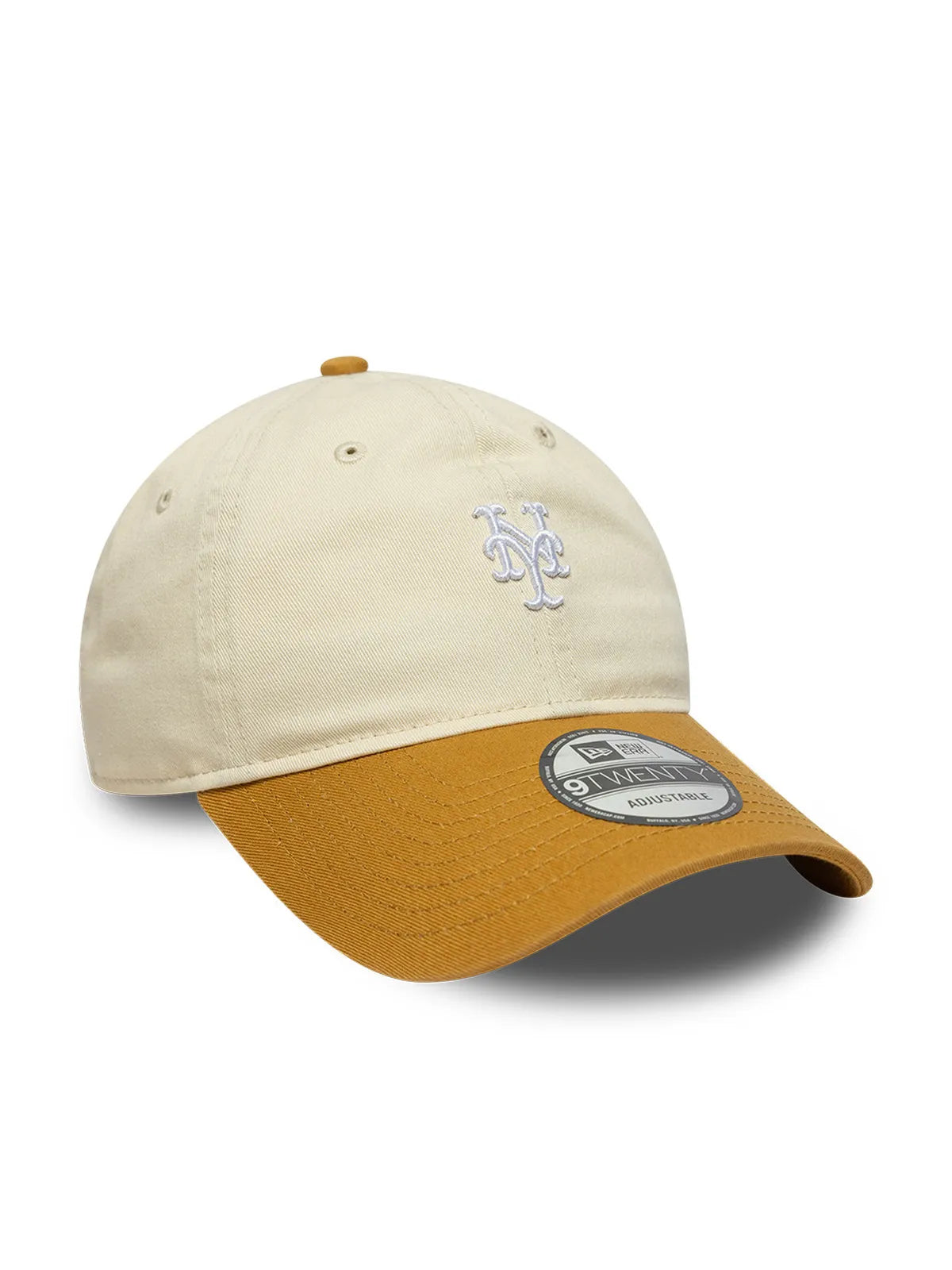 Casquettes New era Mini Washed Contrast 920 Neymet  Ltcdoc Light Beige, vue de 3/4 droite