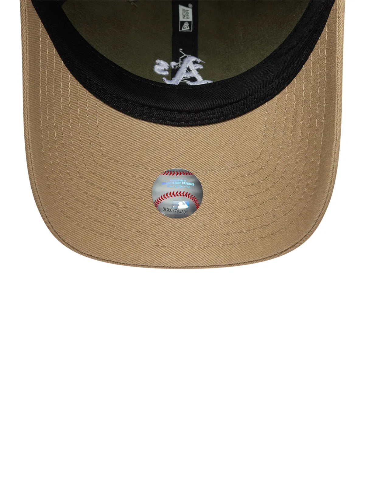 Casquettes New era Mini Washed Contrast 920 Oakath  Novcam Green Med, vue de dessous, visière