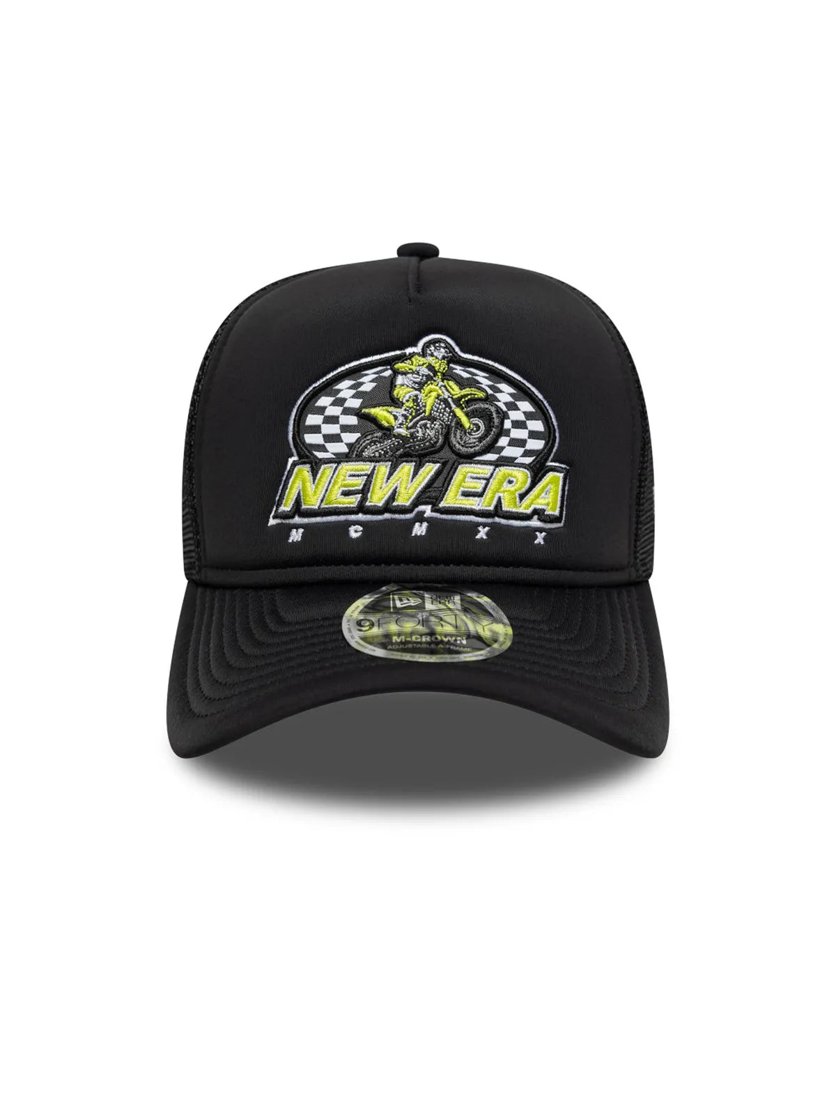 Casquettes New era Ne Graphic Mc Af Trucker Newera  Blk Black, vue de face