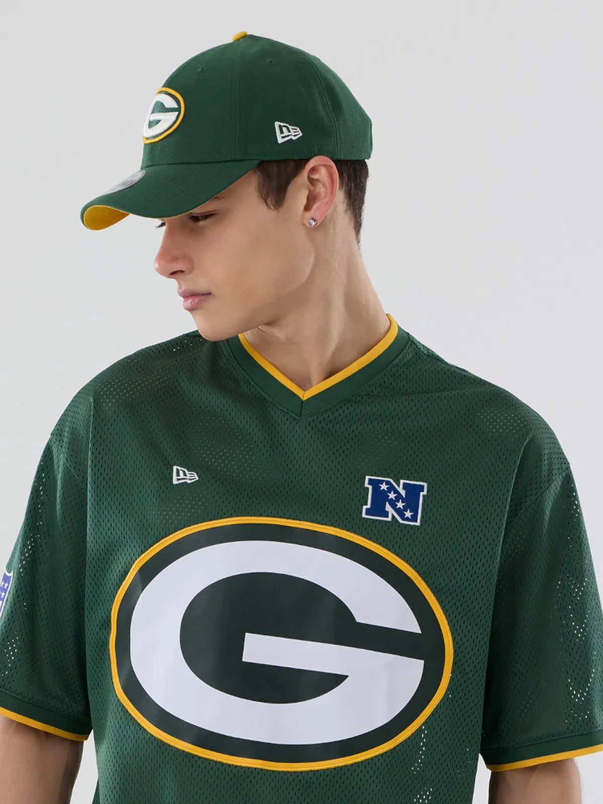 Teeshirts New era Nfl Mesh Os Tee Grepac  Cig Cig, vue proche avant