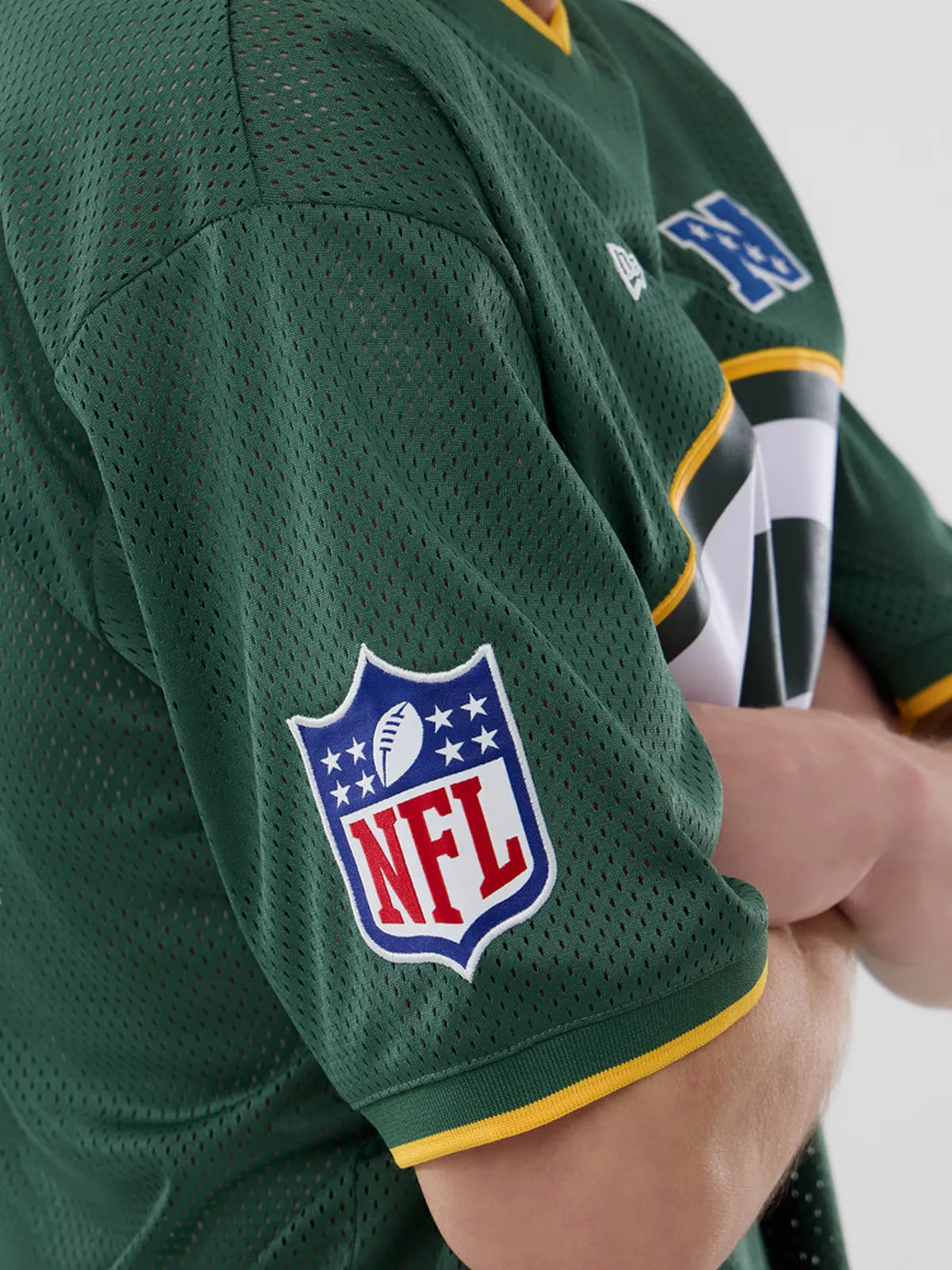 Teeshirts New era Nfl Mesh Os Tee Grepac  Cig Cig, vue très proche avant