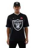 Teeshirts New era Nfl Mesh Os Tee Lasrai  Blk Black, vue porté avant
