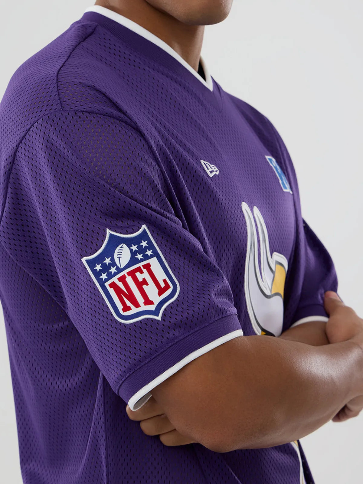 Teeshirts New era Nfl Mesh Os Tee Minvik  Trp Trp, vue très proche avant