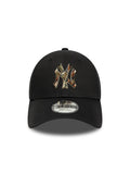 Casquettes New era Outline Camo 9Forty Neyyan  Blk Black, vue de face