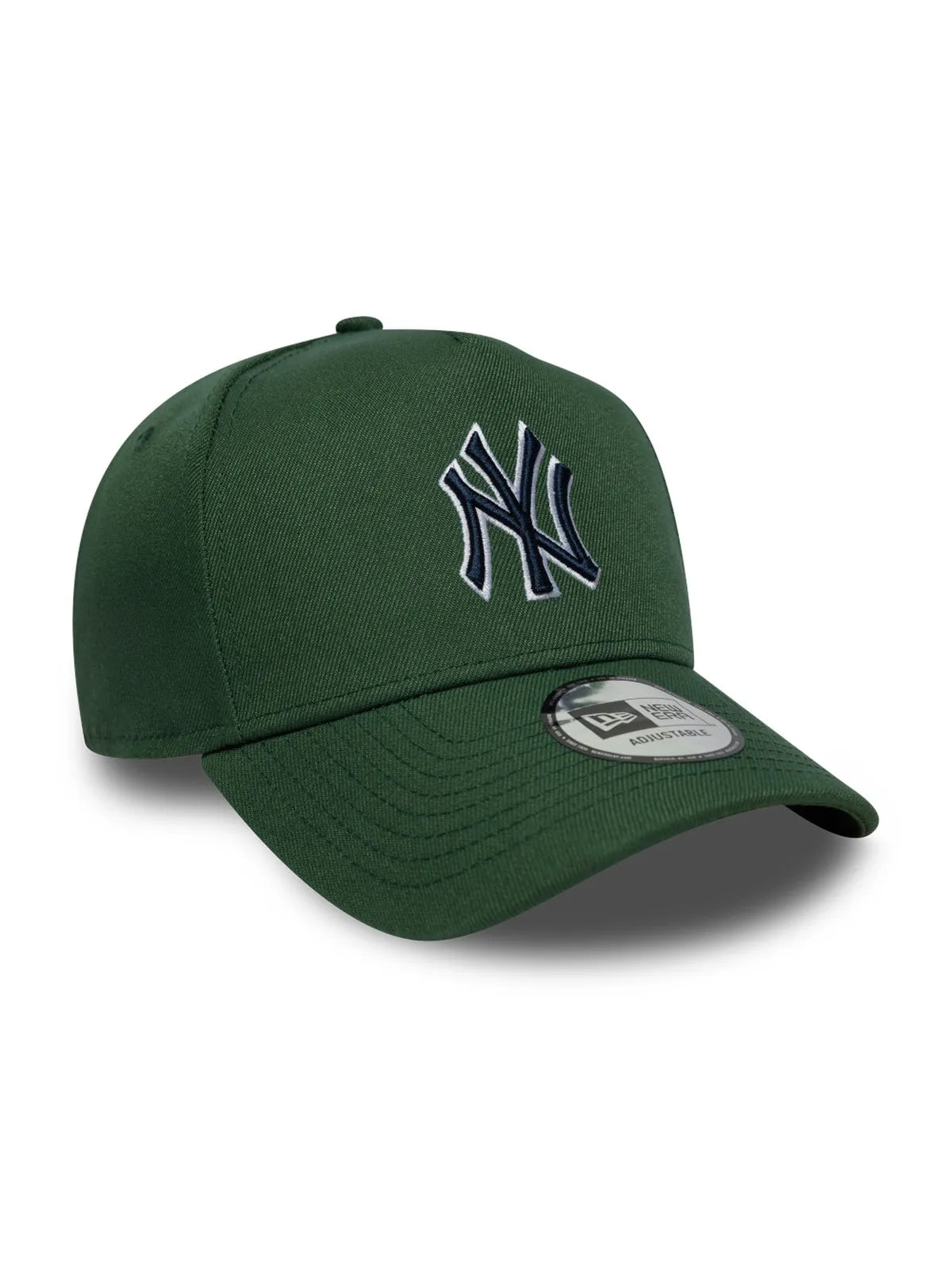 Casquettes New era Outline Script Eframe Neyyan  Cig Dark Green, vue de 3/4 droite