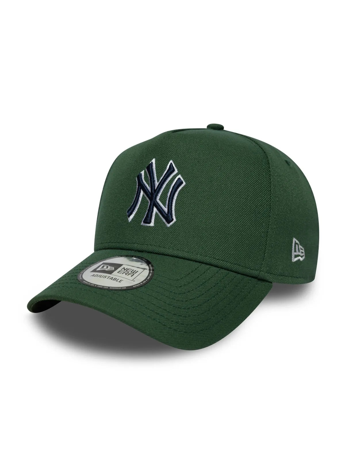 Casquettes New era Outline Script Eframe Neyyan  Cig Dark Green, vue de 3/4 gauche