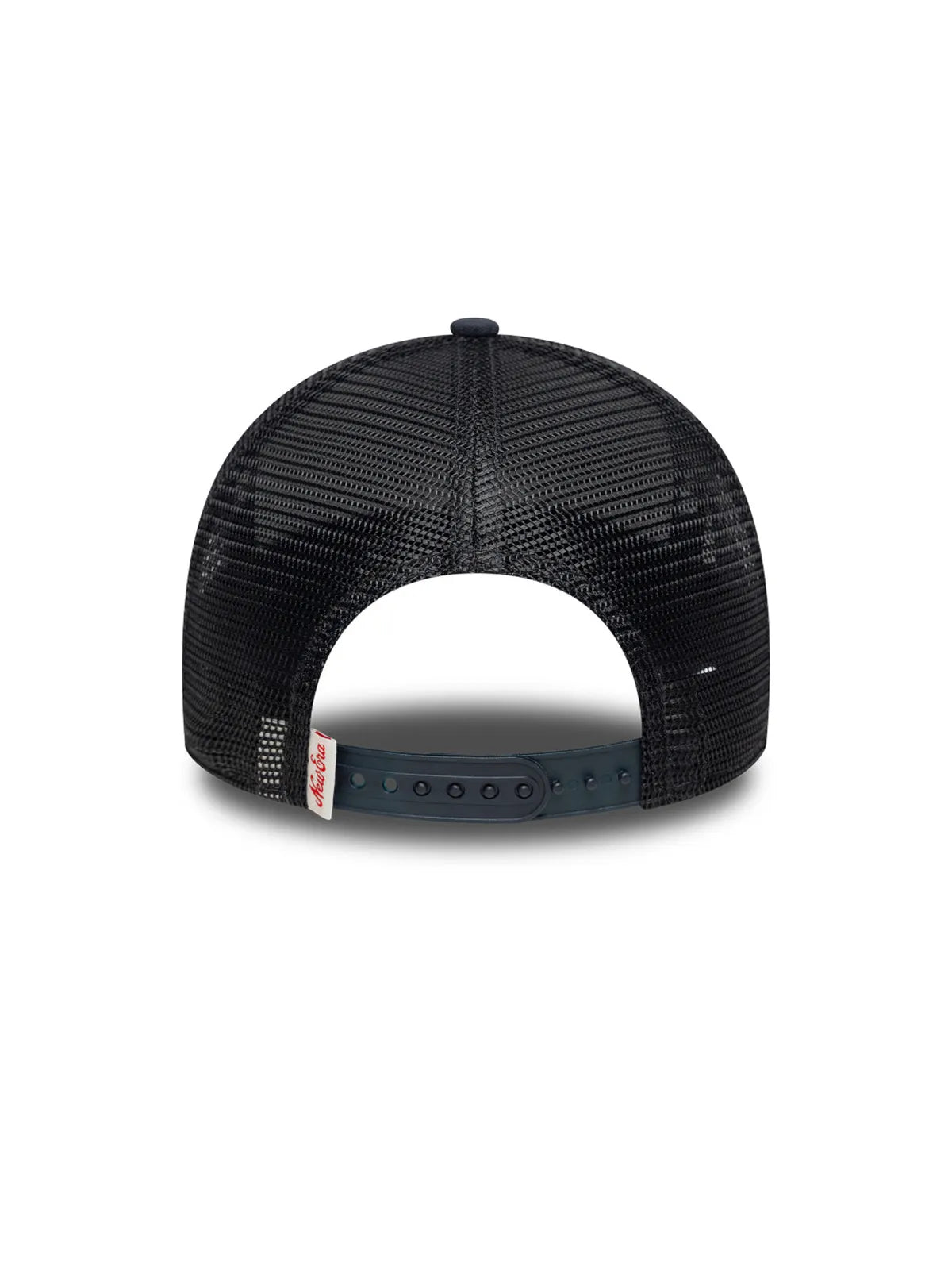 Casquettes New era Oval Canvas Distress Trucker Newera  Nvy Navy, vue arrière