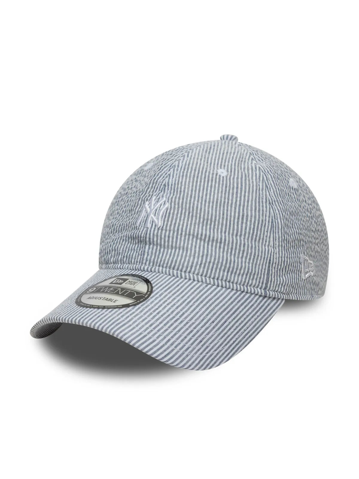 Casquettes New era Seersucker 9Twenty Neyyan  Nvywhi Navy, vue de 3/4 droite