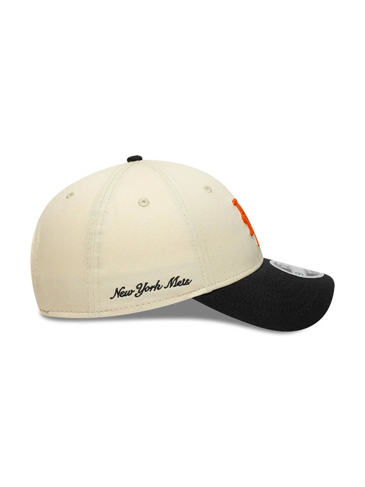 Casquettes New era Side Script 9Forty Mc Neymet  Ltcblk Light Beige, vue coté droit