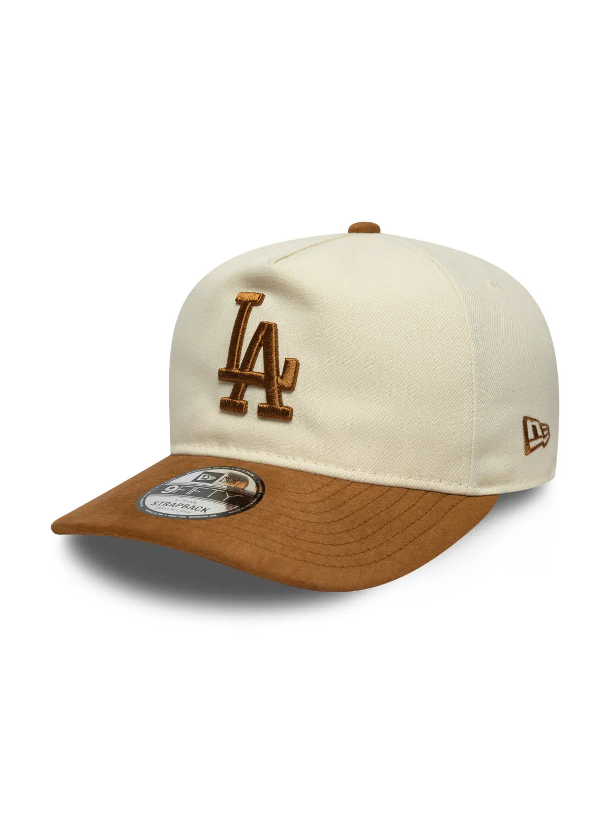 Casquettes New era Suede Visor 9Fifty Af Losdod  Ltcdoc Light Beige, vue de 3/4 gauche