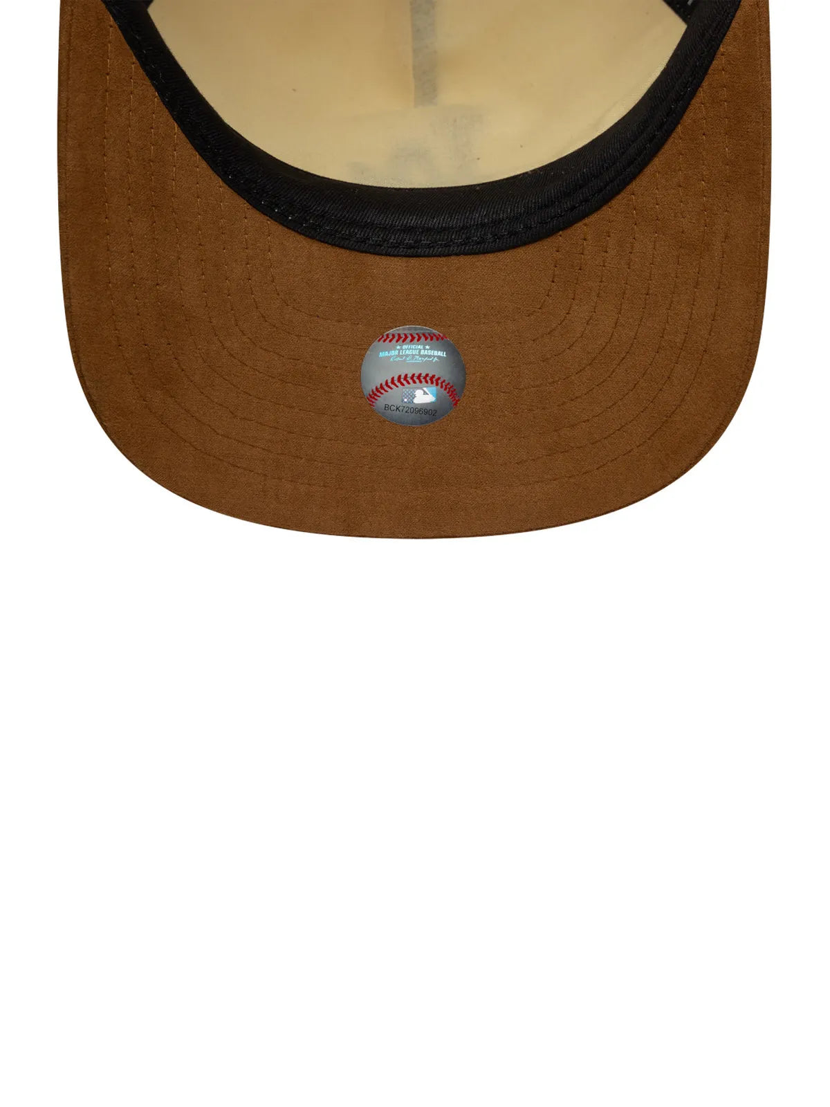 Casquettes New era Suede Visor 9Fifty Af Losdod  Ltcdoc Light Beige, vue de dessous, visière