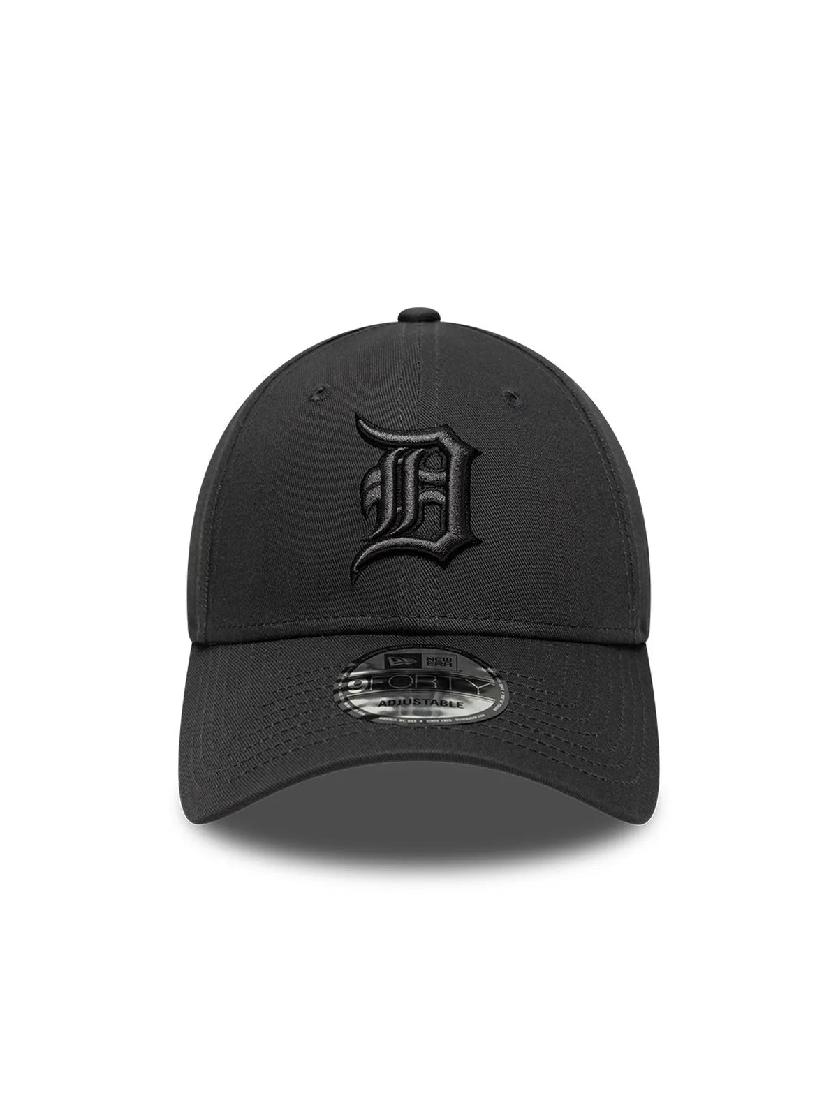Casquettes New era Team Outline 9Forty Dettig  Stcblk Charcoal, vue de face