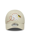 Casquettes New era Tod Plane Icon 9Forty Neyyan  Stn Light Beige, vue de face
