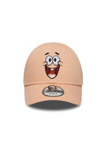 Casquettes New era Tod Spongebob Face 9Forty Patsta  Bsk Pastel Pink, vue de face