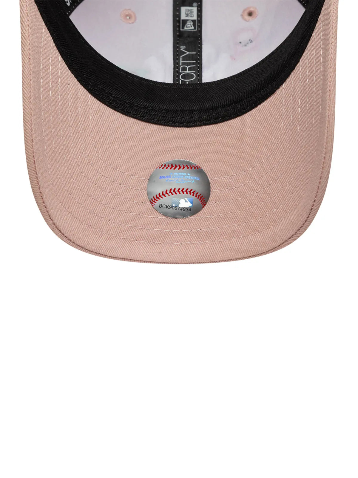 Casquettes New era Tod Summer Icon 9Forty Neyyan  Pkrwhi Pastel Pink, vue de dessous, visière