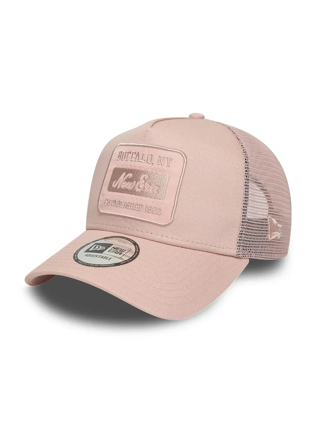 Casquettes New era Tonal Patch Trucker Newera  Pkrpkr Pkrpkr, vue de 3/4 gauche
