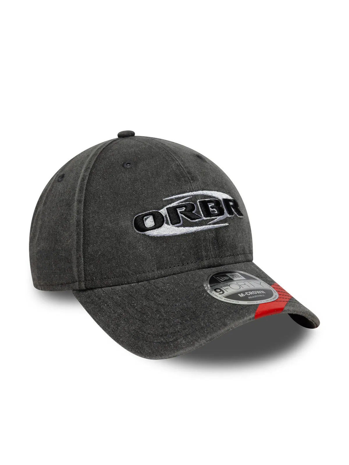 Casquettes New era Washed 9Forty Mc Rbullf1  Blk Black, vue de 3/4 gauche