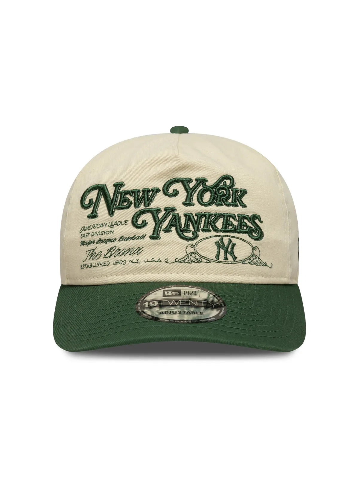 Casquettes New era Washed Graphic 19Twenty Neyyanco  Ltccig Light Beige Cigar, vue de face