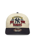 Casquettes New era Washed Graphic 19Twenty Neyyanco  Ltcnvy Light Beige Navy, vue de face