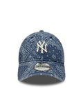 Casquettes New era Washed Paisley 9Twenty Neyyan  Nvy Navy, vue de face