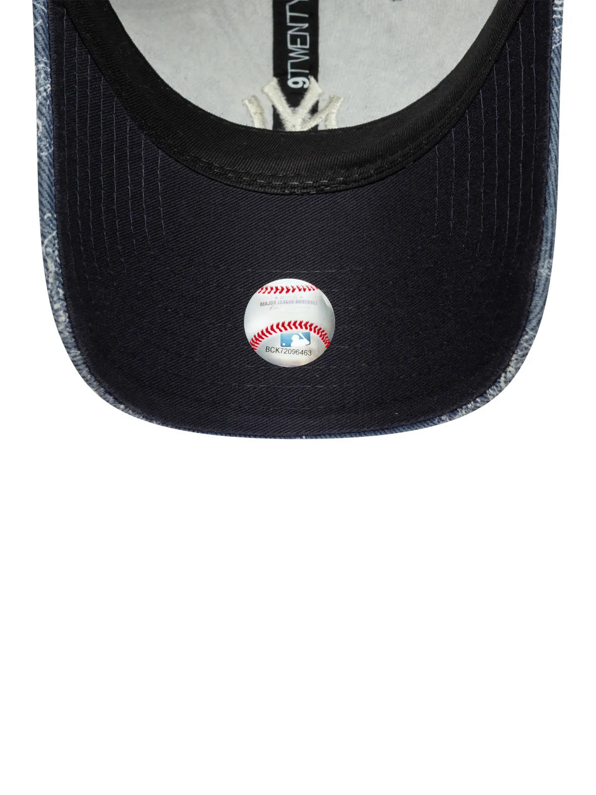 Casquettes New era Washed Paisley 9Twenty Neyyan  Nvy Navy, vue de dessous, visière