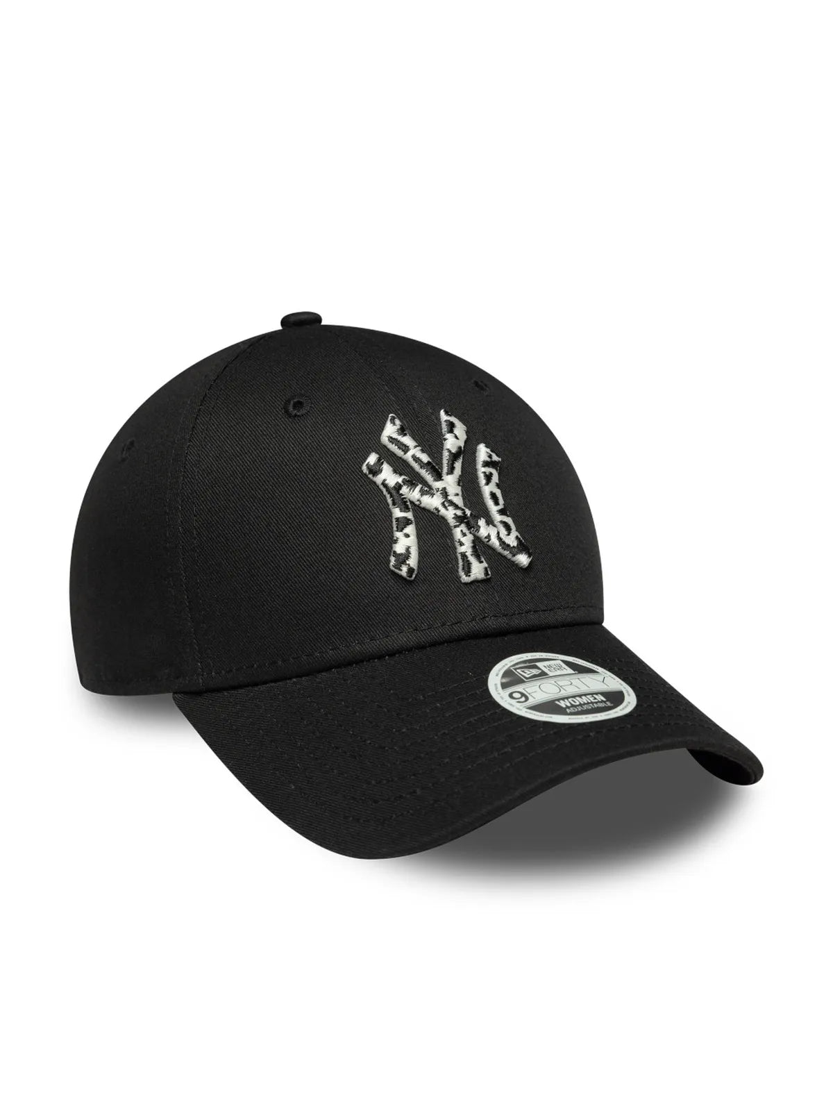 Casquettes New era Wmns Animal Infill 9Forty Neyyan  Blkdoc Black, vue de 3/4 droite