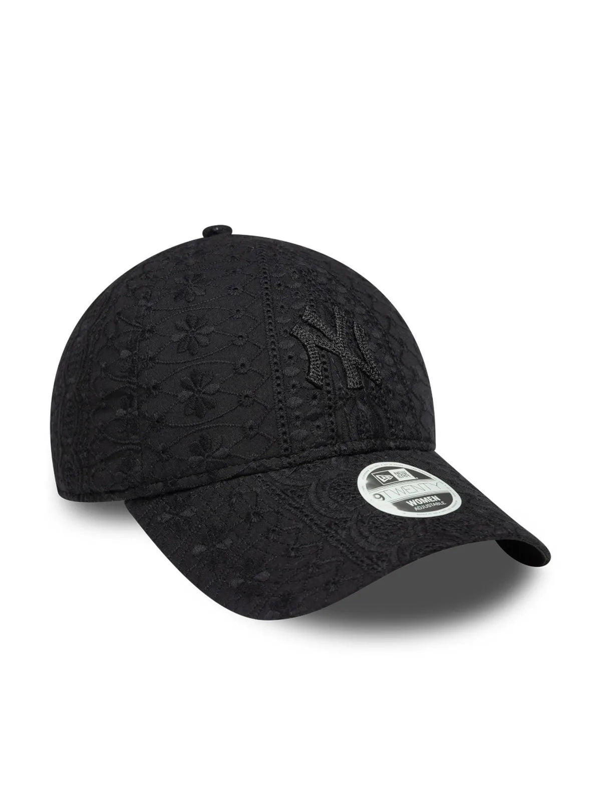 Casquettes New era Wmns Broderie 9Twenty Neyyan  Blk Black, vue de 3/4 droite