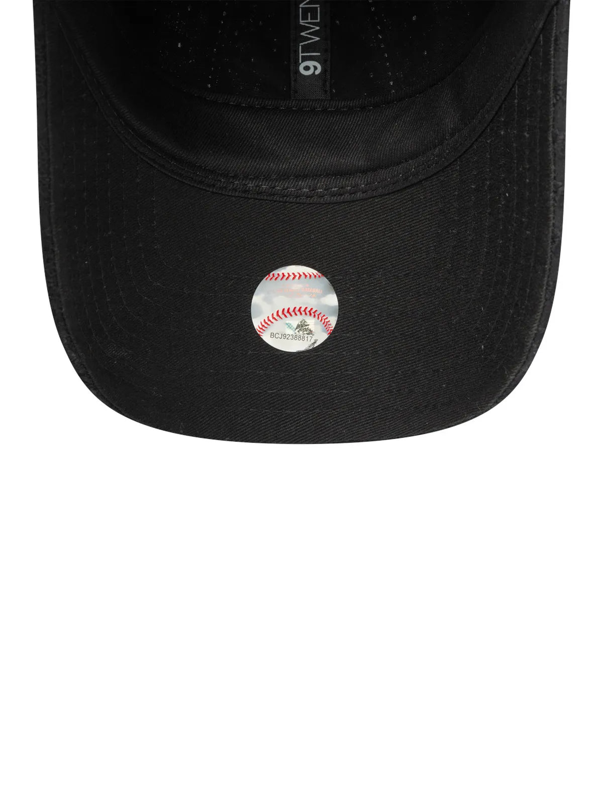 Casquettes New era Wmns Broderie 9Twenty Neyyan  Blk Black, vue de dessous, visière