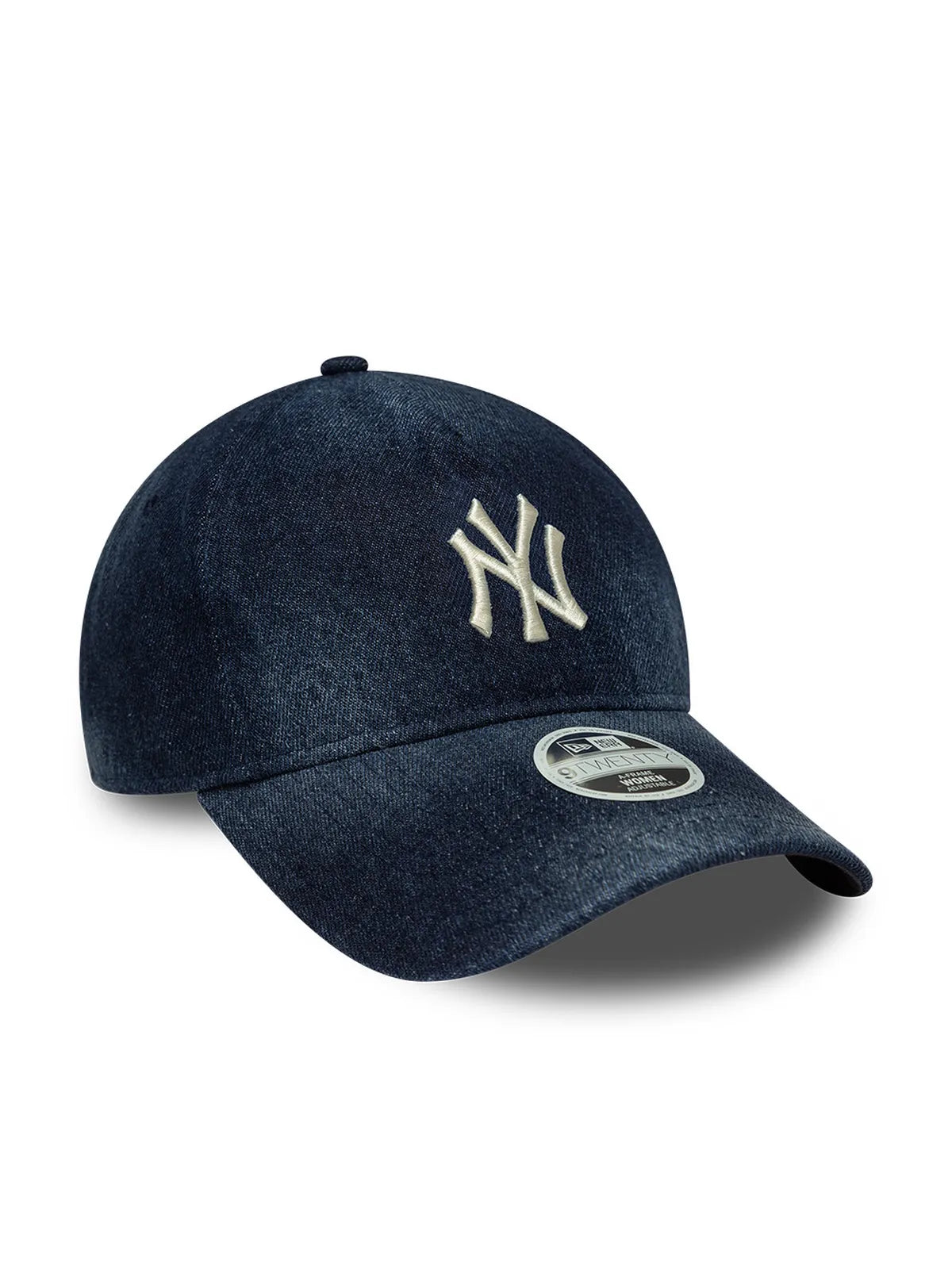 Casquettes New era Wmns Denim 9Twenty Af Neyyan  Nvy Navy, vue de 3/4 droite