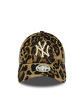 Casquettes New era Wmns Leopard 940Mc Af Trukr Neyyan  Brs Dark Brown, vue de face