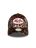 Casquettes New era Wmns Leopard Mc Af Trucker Newera  Cam Light Beige, vue de face
