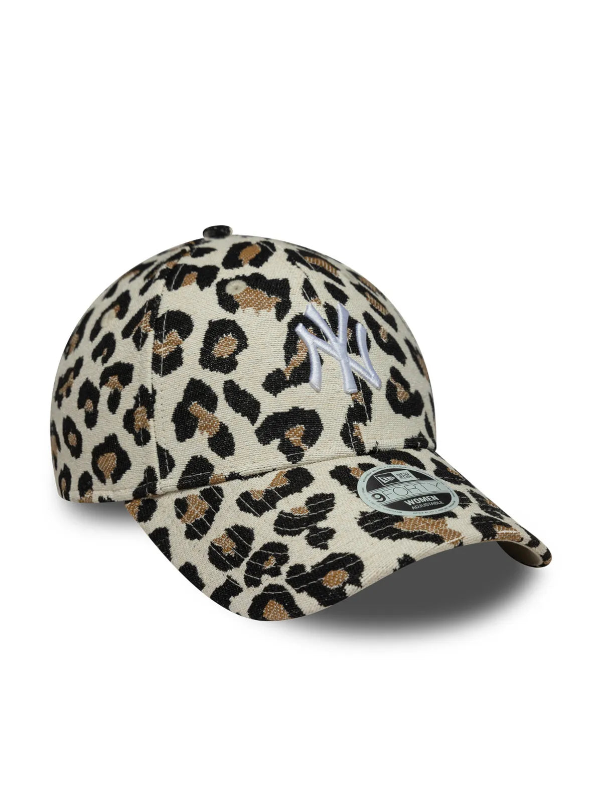 Casquettes New era Wmns Leopard Midi 9Forty Neyyan  Camchs Light Beige, vue de 3/4 droite
