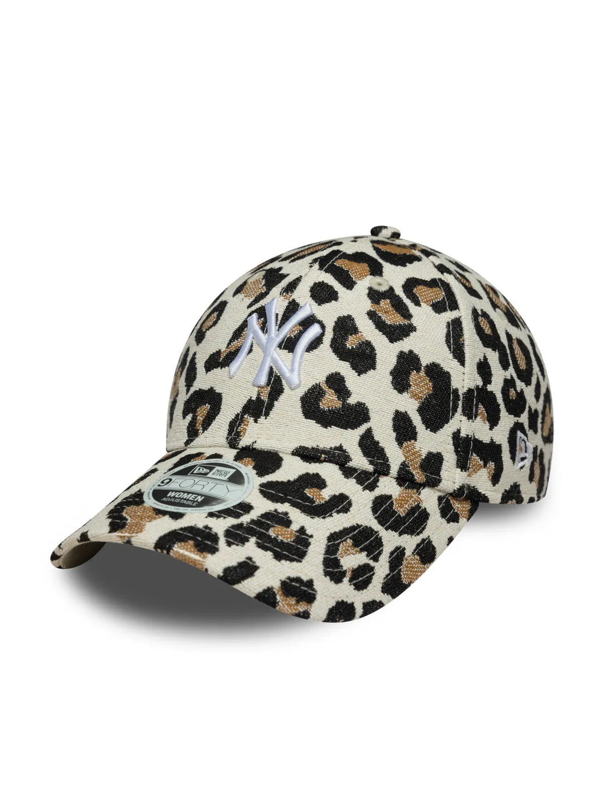 Casquettes New era Wmns Leopard Midi 9Forty Neyyan  Camchs Light Beige, vue de 3/4 gauche