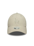 Casquettes New era Wmns Pastel Cord 9Forty Mc Losdod  Ltc Light Beige, vue de face
