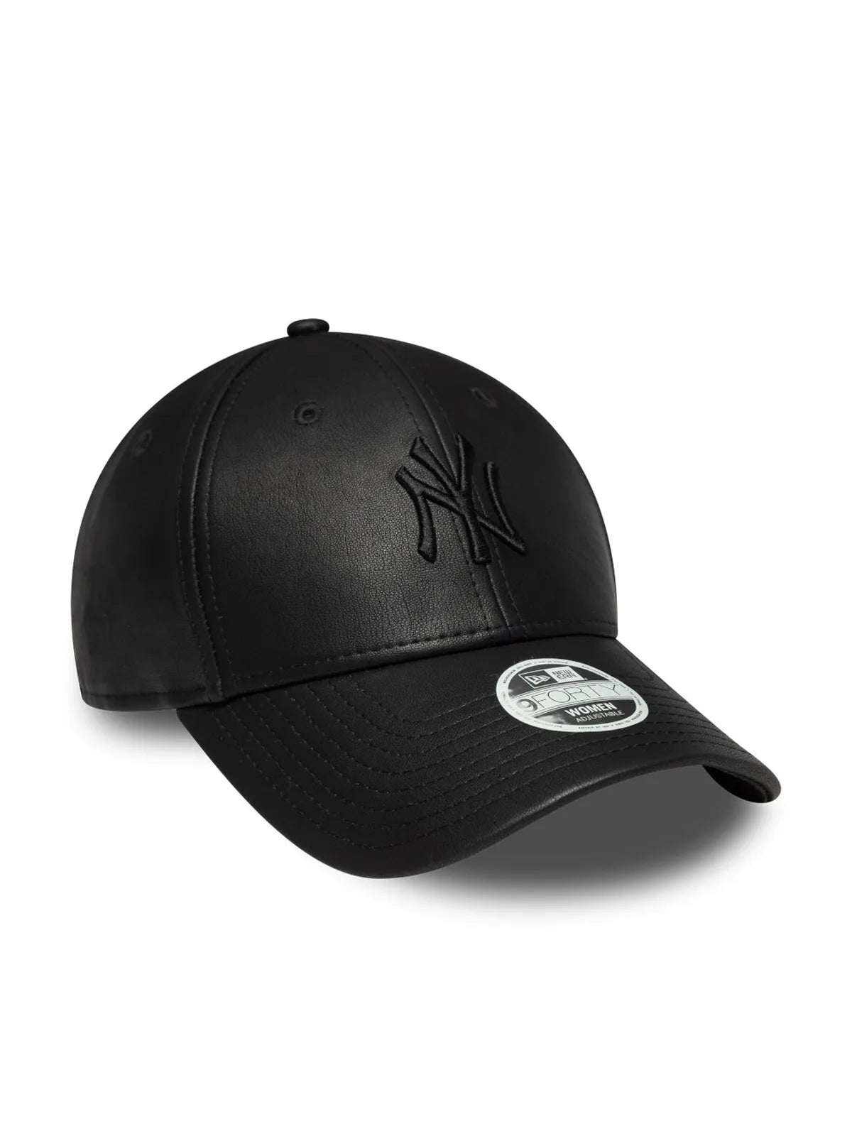 Casquettes New era Wmns Pu 9Forty Neyyan  Blk Black, vue de 3/4 droite