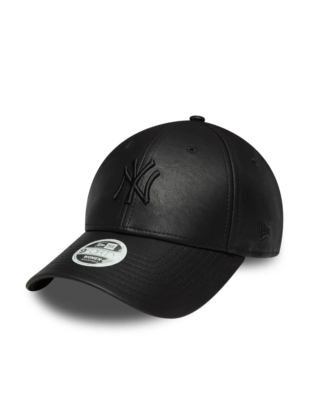 Casquettes New era Wmns Pu 9Forty Neyyan  Blk Black, vue de 3/4 gauche