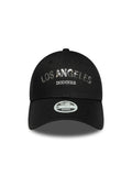 Casquettes New era Wmns Sequin Wordmark 9Forty Losdod  Blk Black, vue de face