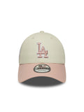 Casquettes New era Ws Patch 9Forty Losdodco  Ltcpkr Light Beige, vue de face