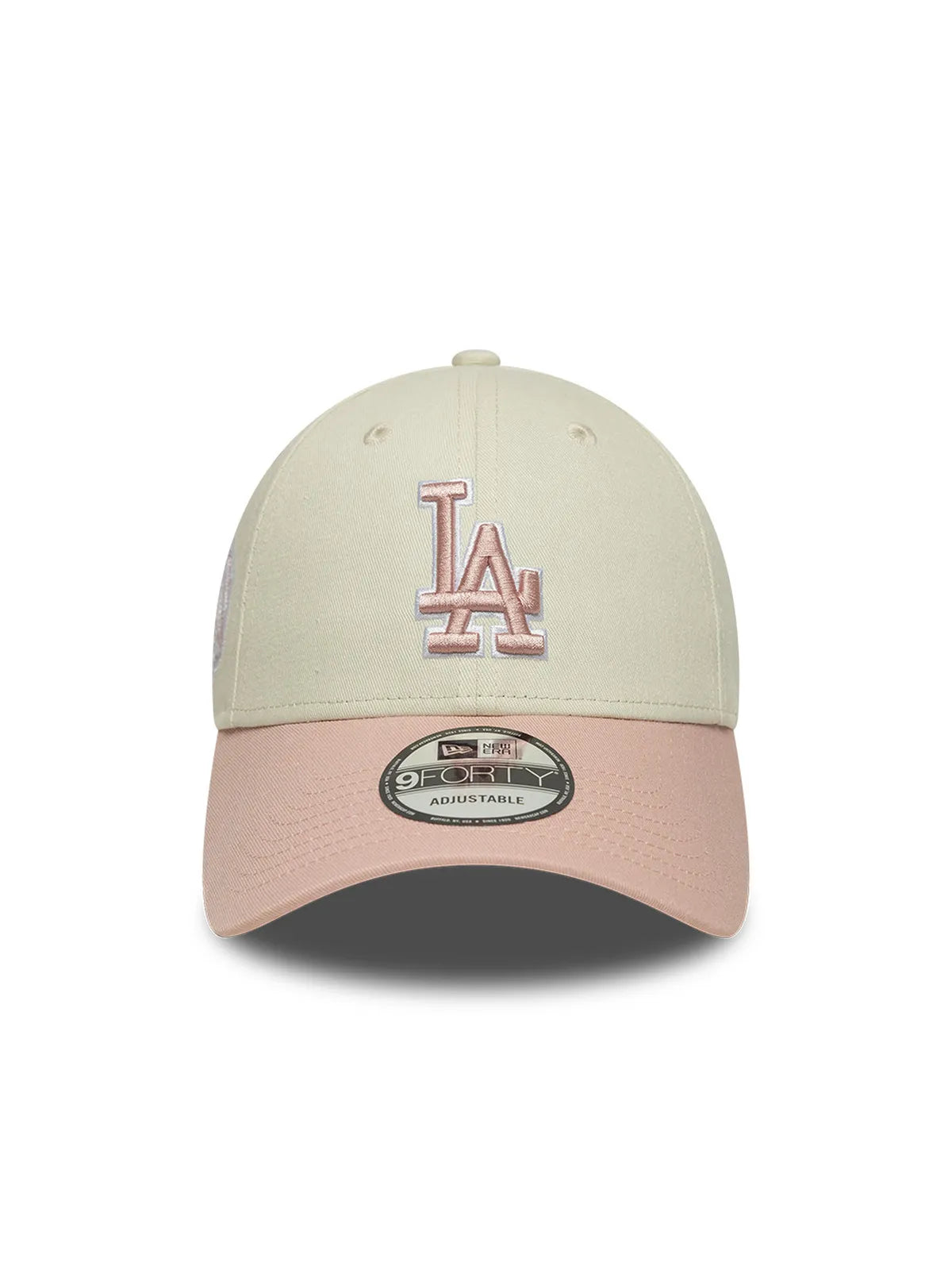 Casquettes New era Ws Patch 9Forty Losdodco  Ltcpkr Light Beige, vue de face