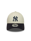 Casquettes New era Ws Patch 9Forty Neyyanco  Ltcnvy Light Beige, vue de face