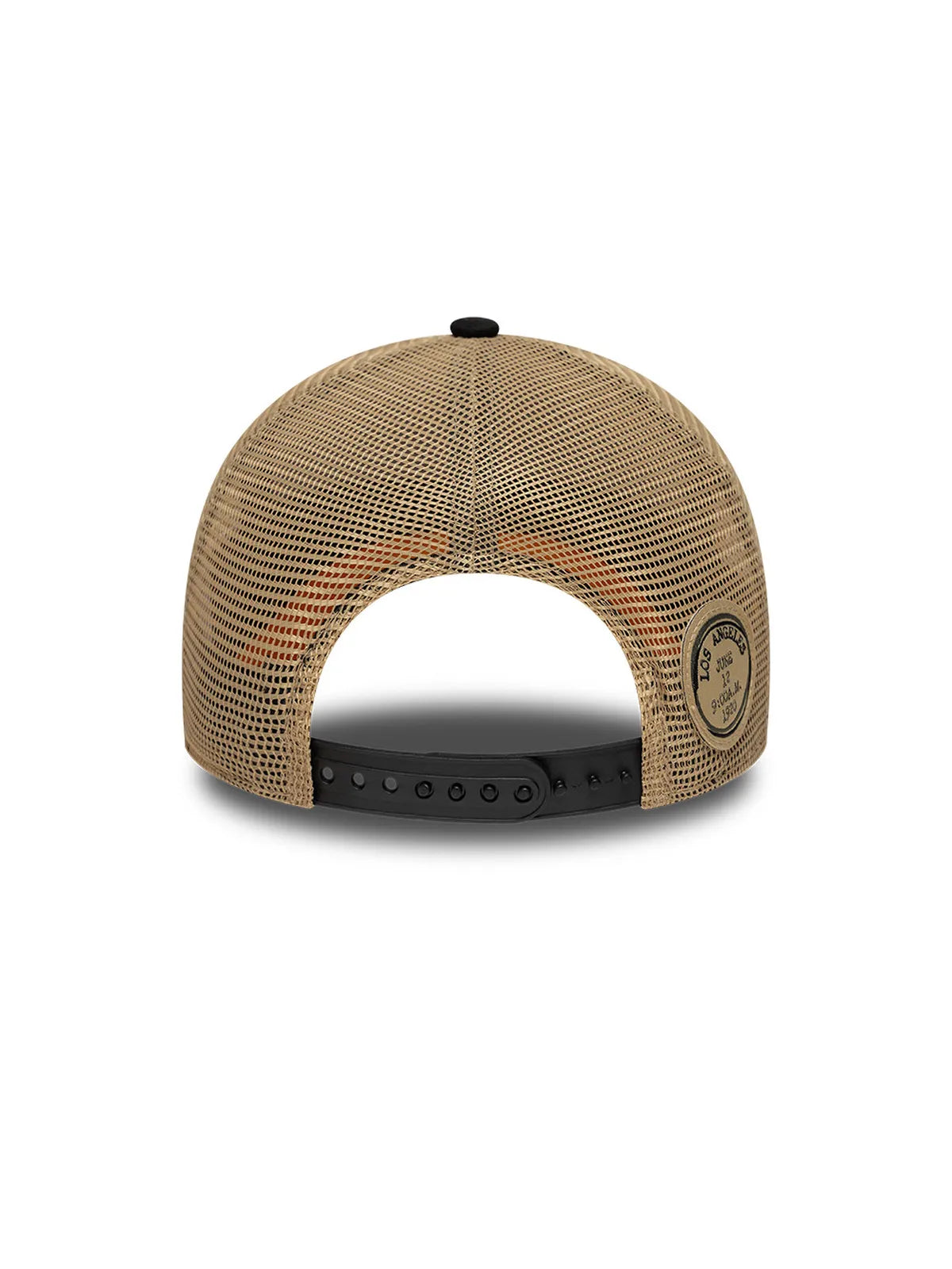 Casquettes New era Youth Location Patch Trucker Newera  Stn Light Beige, vue arrière