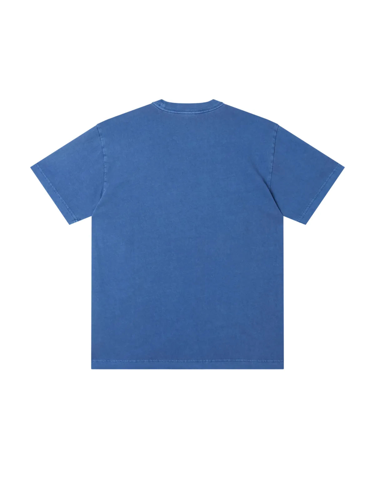 Teeshirts Obey Lowercase Pigment Tee Ss Pigment Electric Indigo, vue arrière